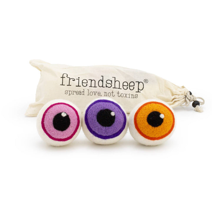 Pink Eerie Eyeballs (Eco Dryer Balls