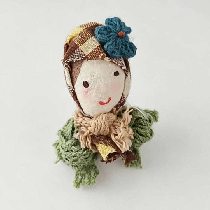 Handmade Fabric Brooch Pin