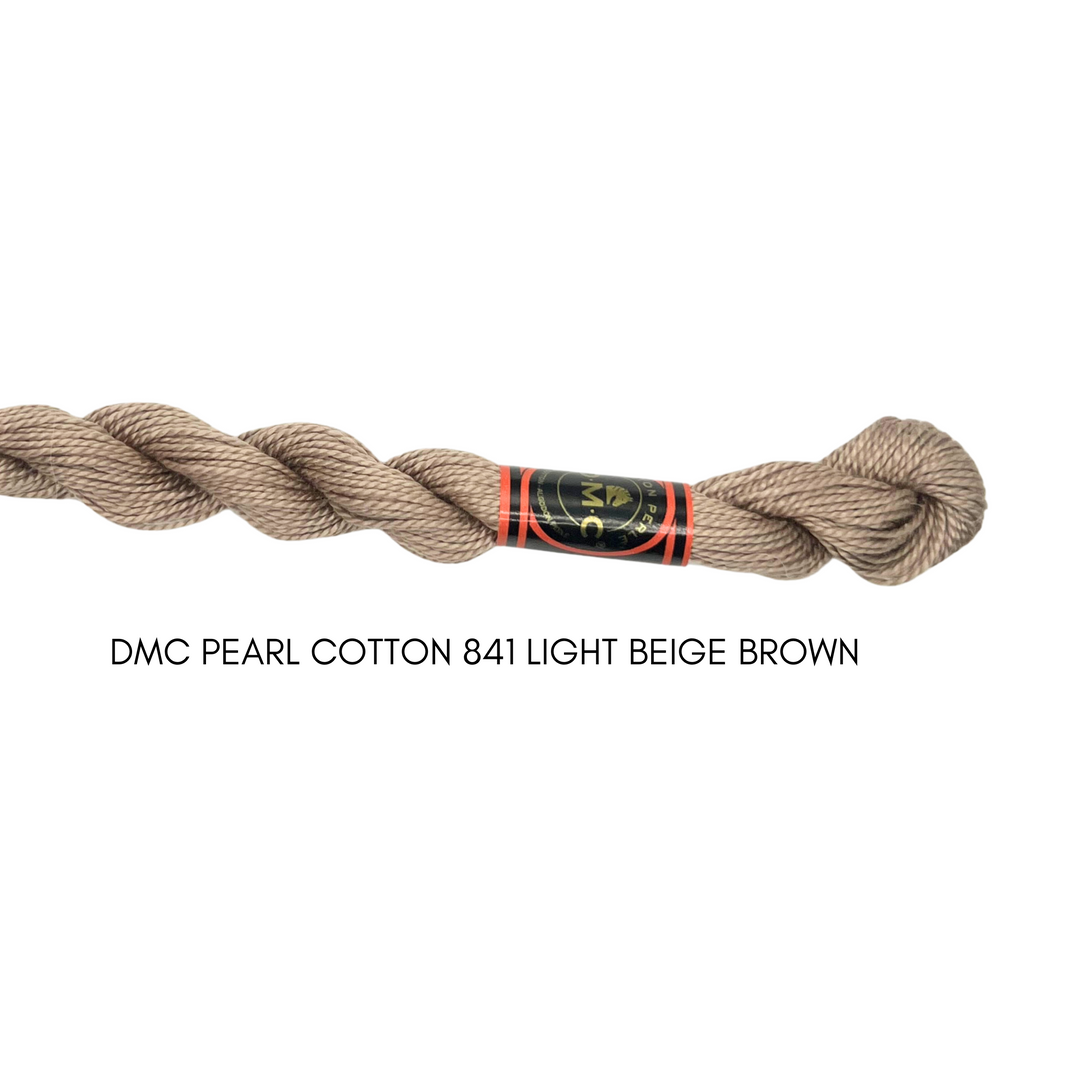 DMC Perle Cotton Size 841 Lt. Beige Brown