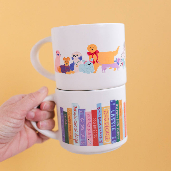 Dapper Dogs Large Ceramic Mug