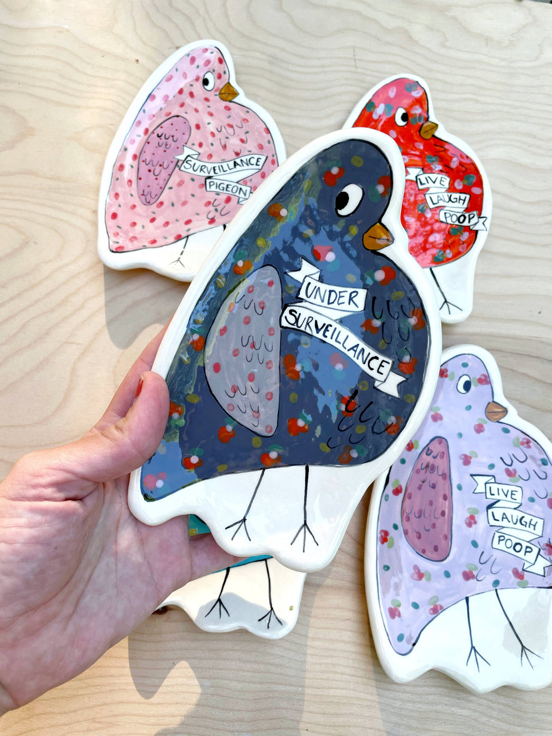 Surveillance Pigeon Plates