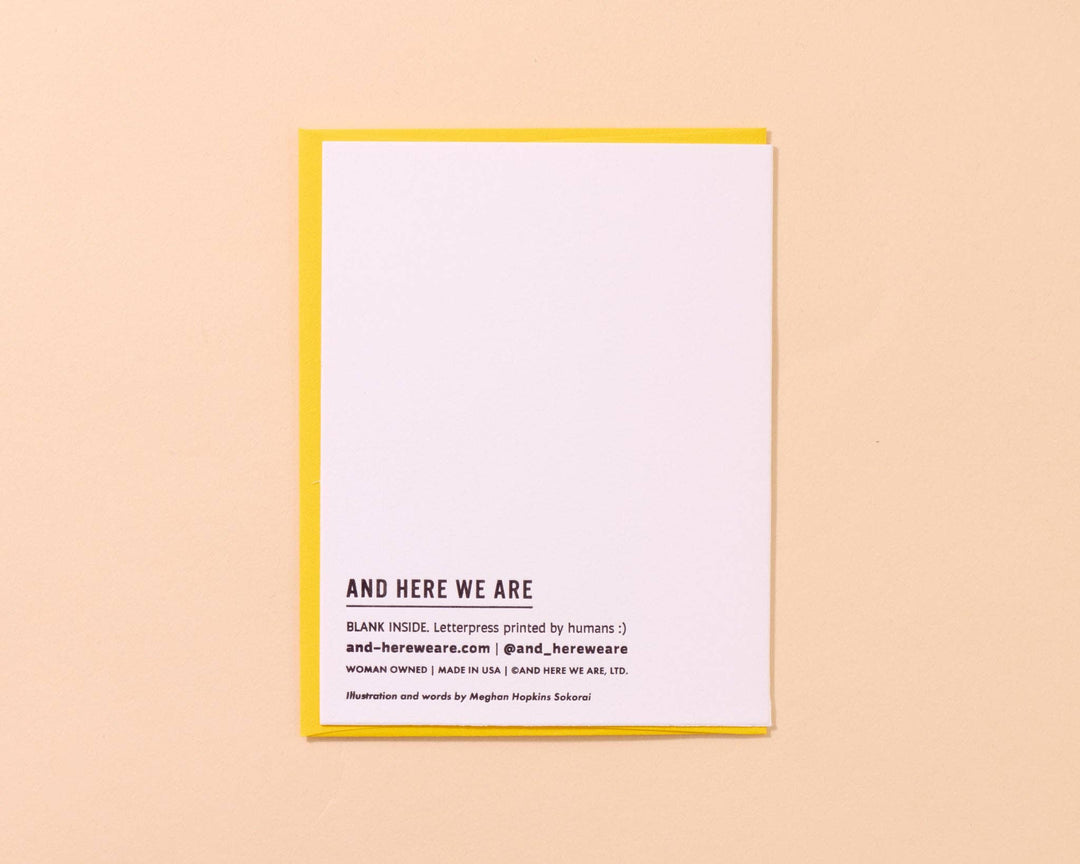 Letterpress New Baby Card—Growing Brood (Chicken, Hen, Egg)