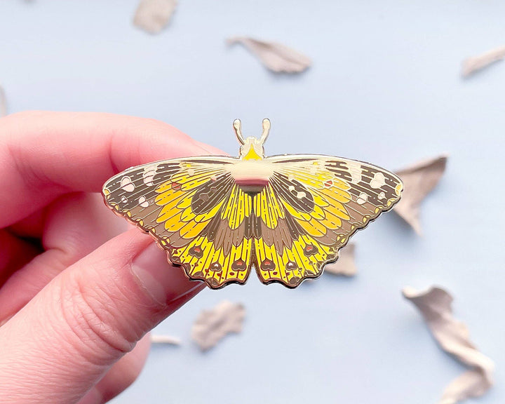 Painted Lady Butterfly Enamel Pin