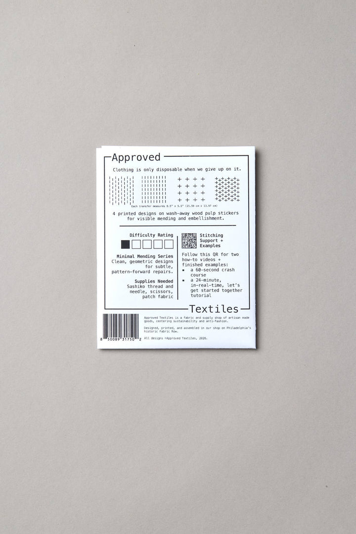 Just the Basics . Minimal Mending Series