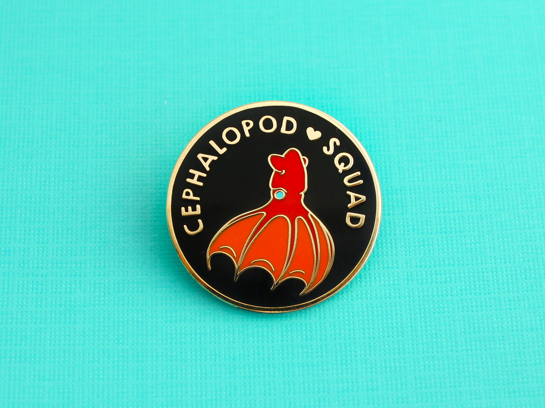 Cephalopod Squad Pin