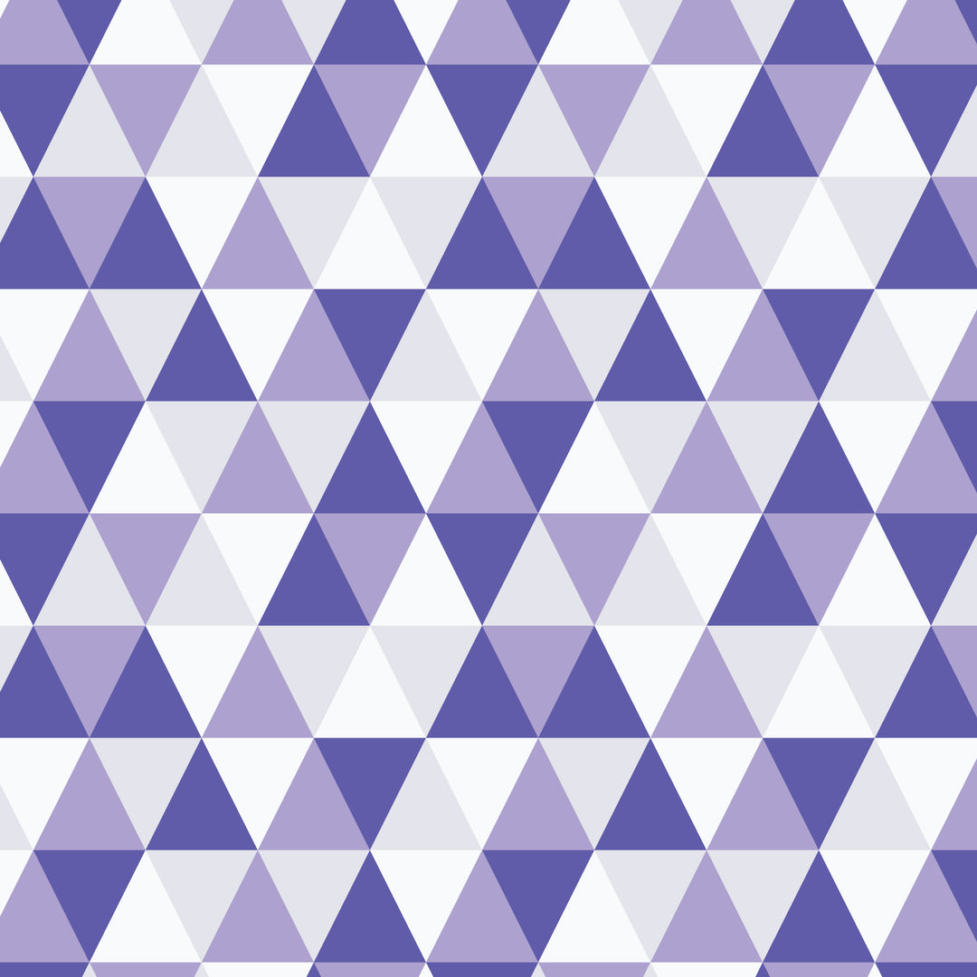 Foxwood by the 1/4 Yard - Triangles White/Blue