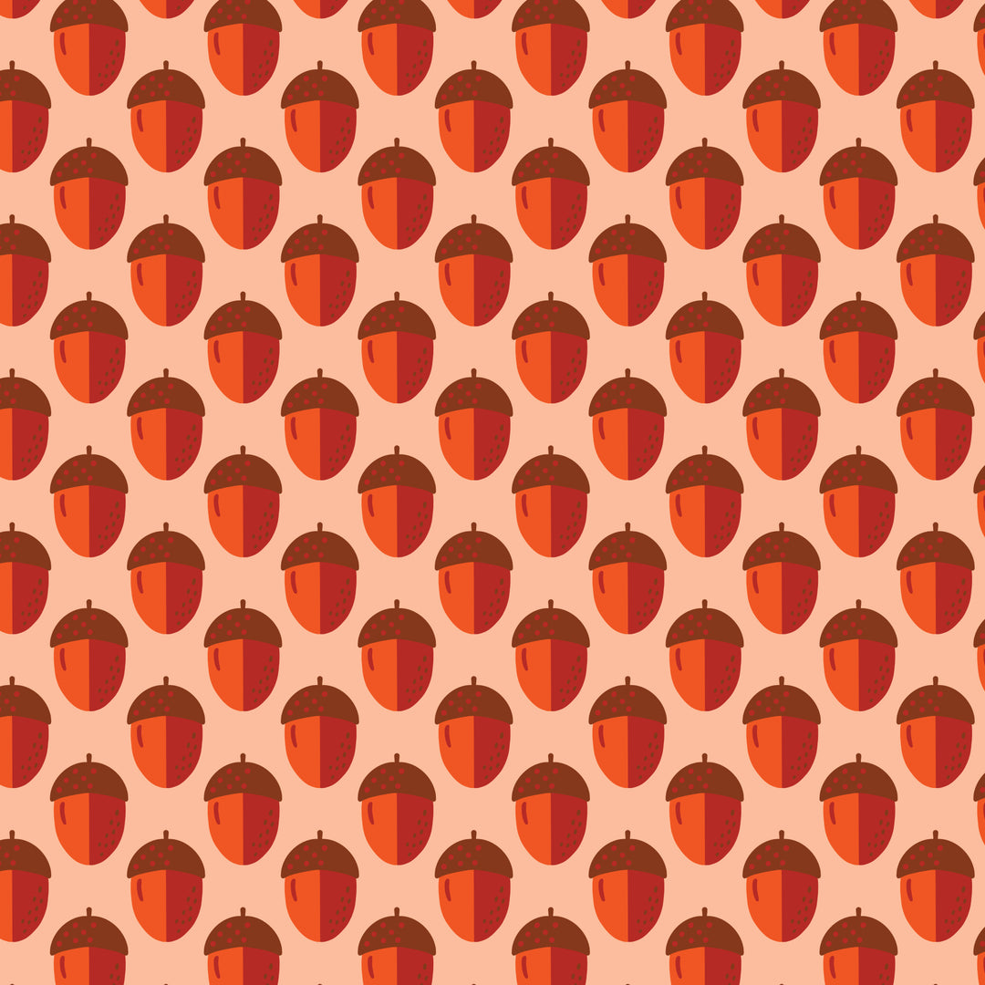 Foxwood by the 1/4 Yard - Acorns Orange