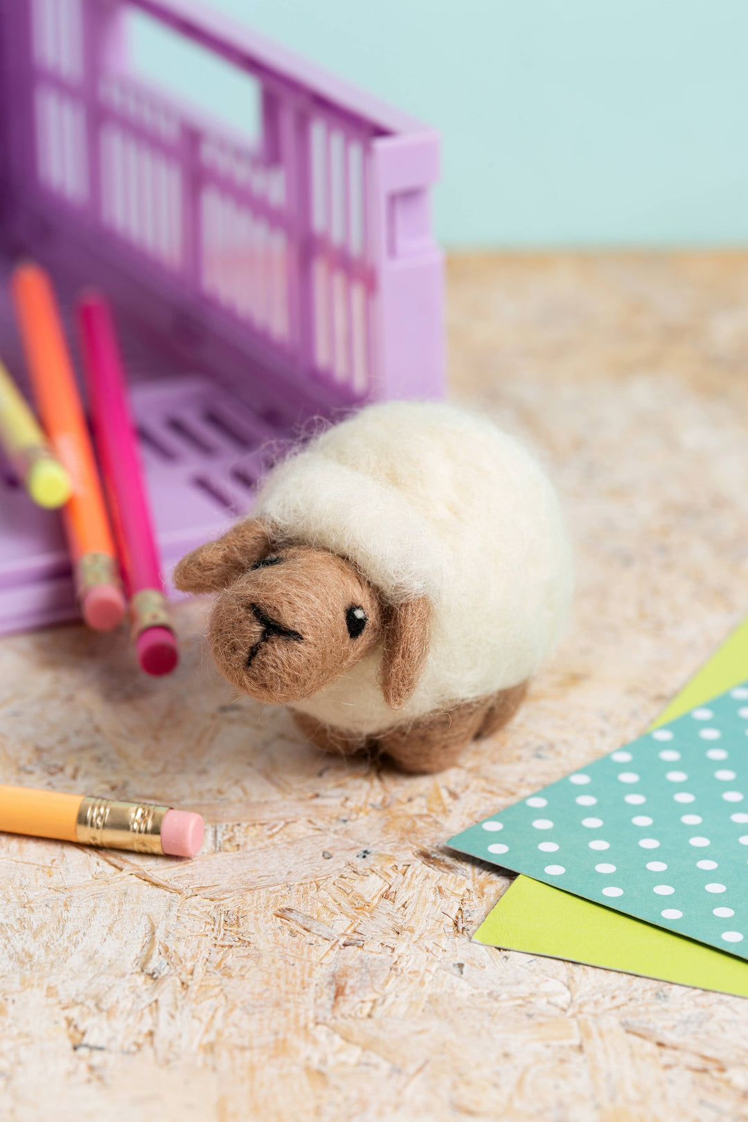 Sheep Mini Needle Felting Kit