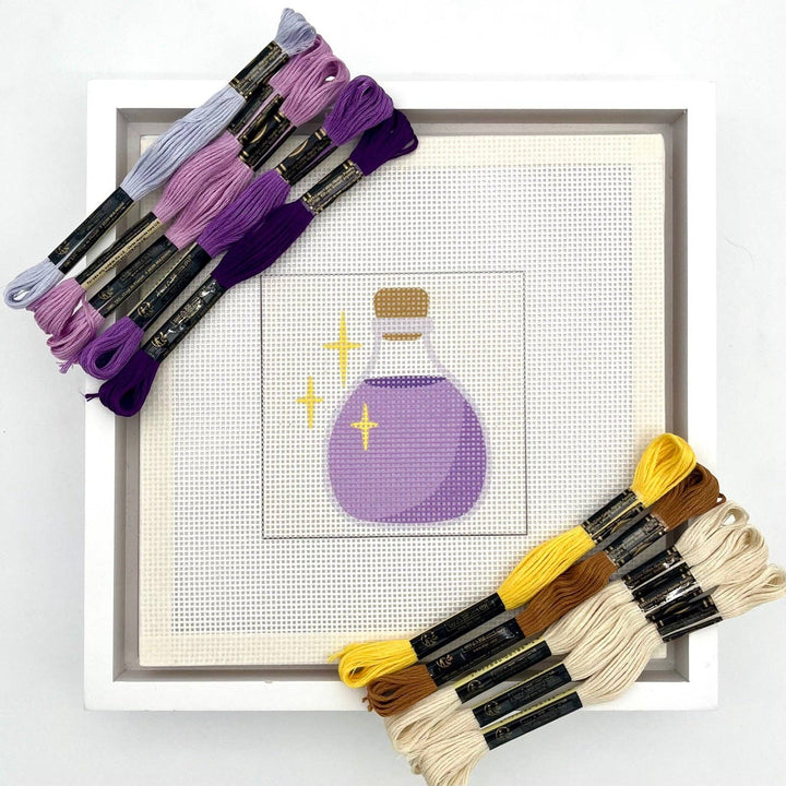Halloween Purple Potion Needlepoint Kit
