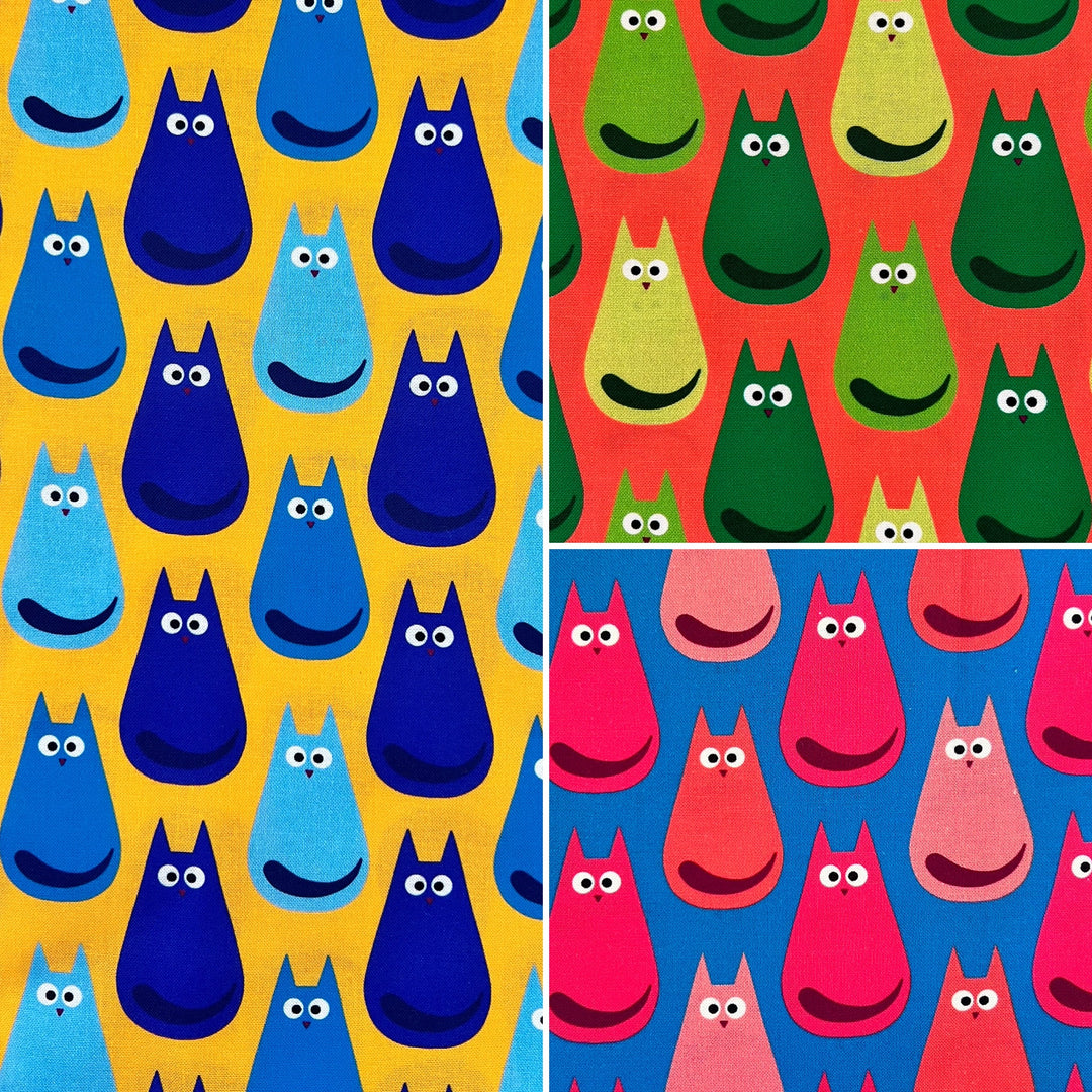 Curious Cat Fabric