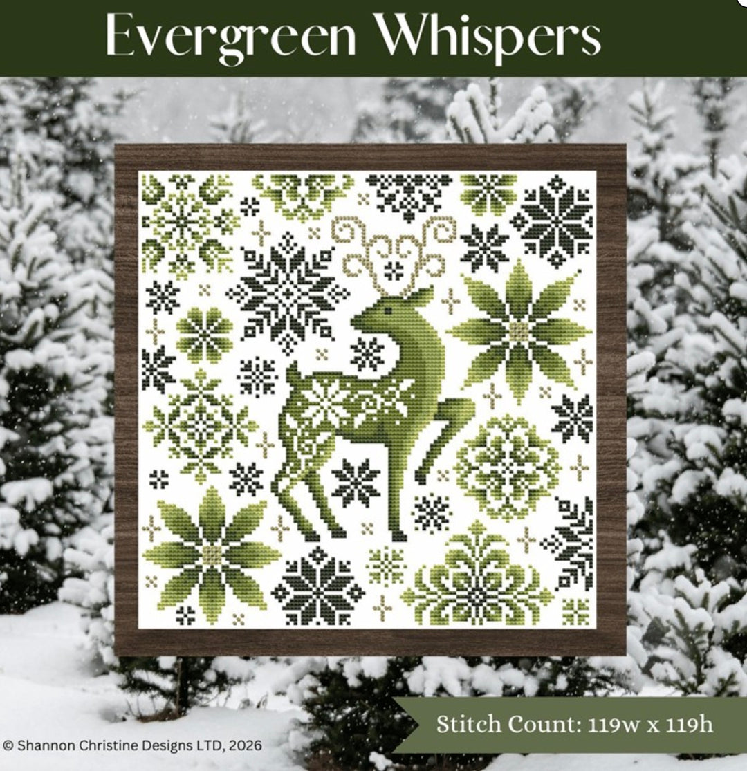 Evergreen Whispers Pattern