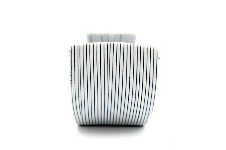 Handcrafted Mini Whale Blue Stripe