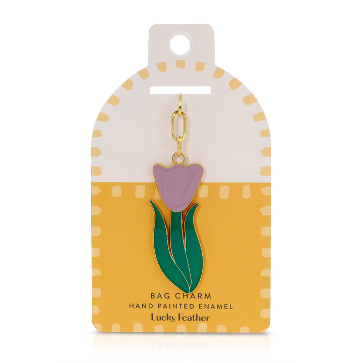 Enamel Bag Charm Bundle - Includes 4 of each style (48 pieces total) + wood display