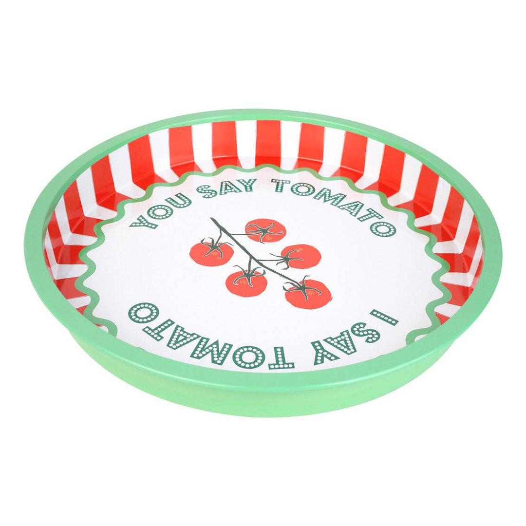 Tomato Tin Tray - 30cm | Homeware |