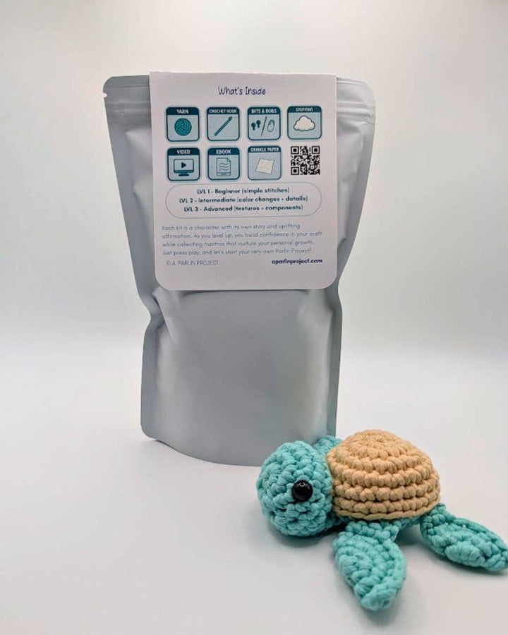 Tully Turtle | Crochet Kit - Level 2