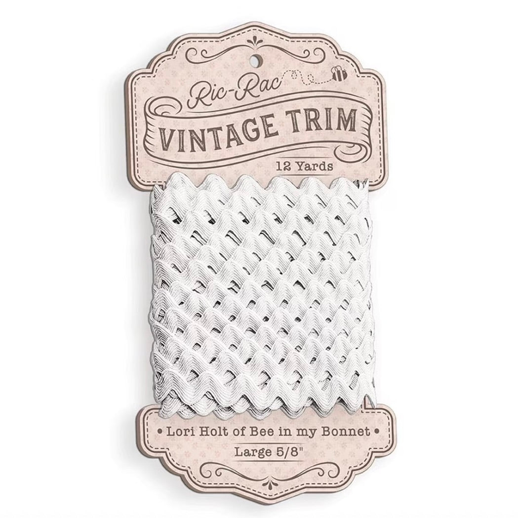 Vintage Trim White Large
