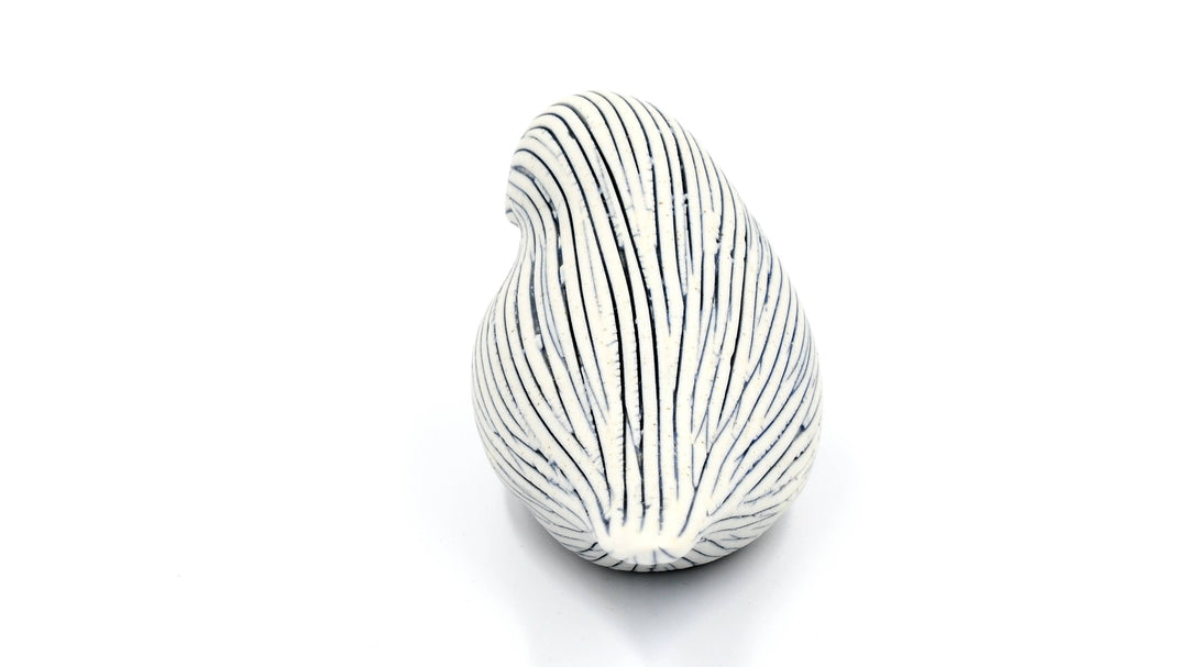 Handcrafted Mini Bird Etched Stripe