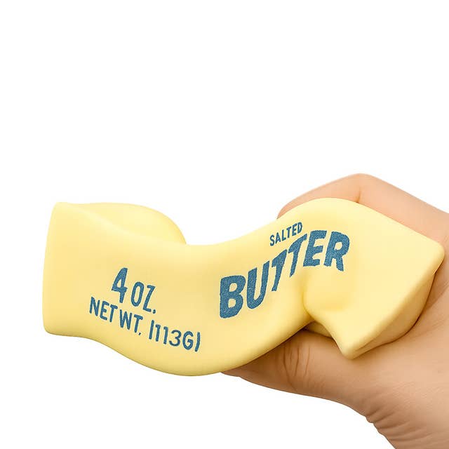 Butter Stress Ball – Soft &amp; Slow-Rebound Squishy Toy