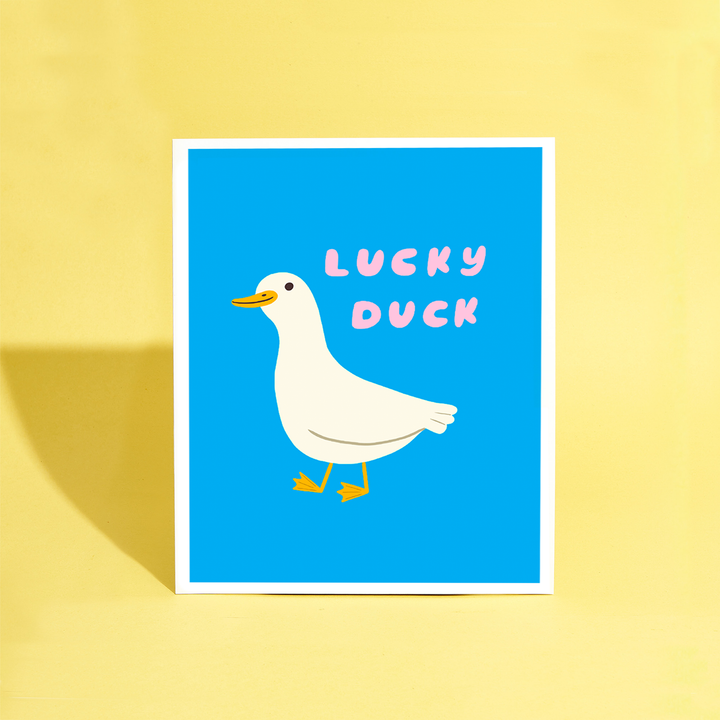 Lucky Duck Art Print