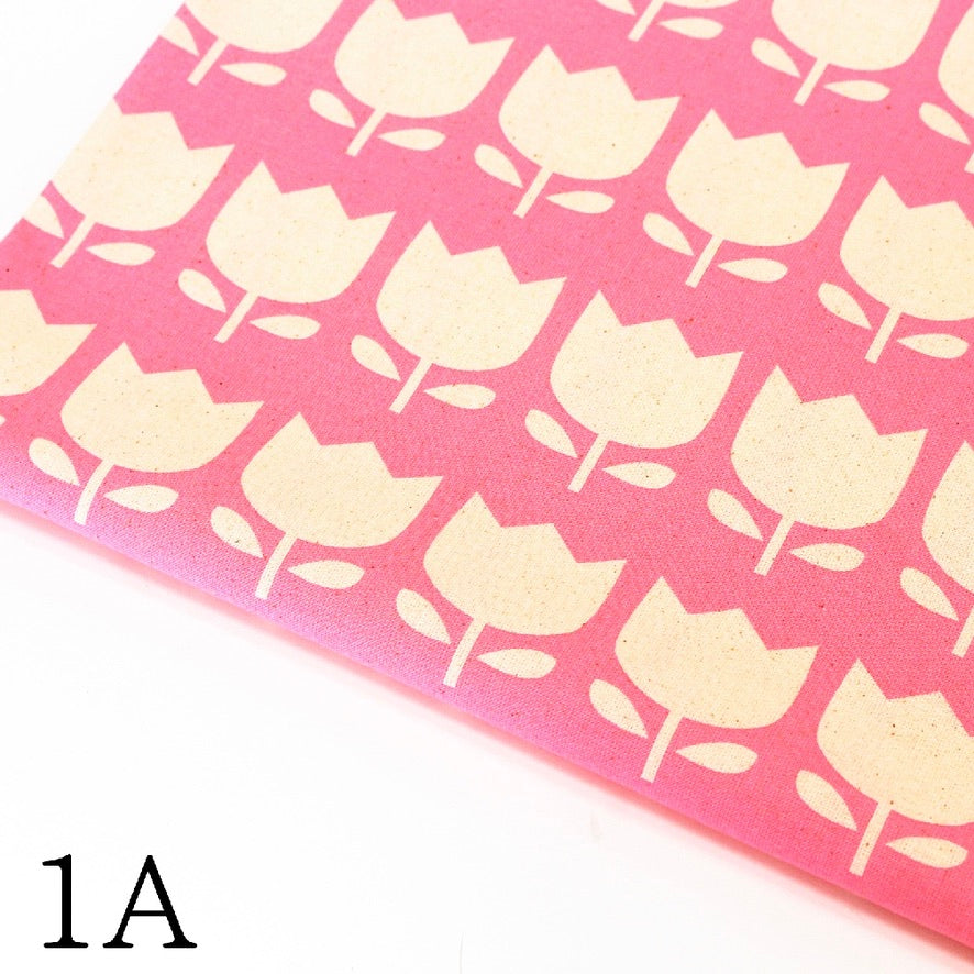 Color Palette Tulip by the 1/4 Yard - Pink