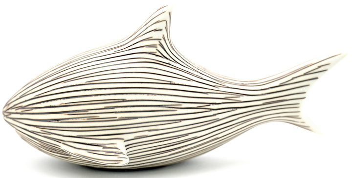Handcrafted Mini Shark Black Stripe