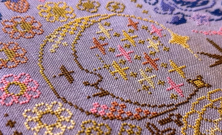 Moon Sampler Cross Stitch Pattern