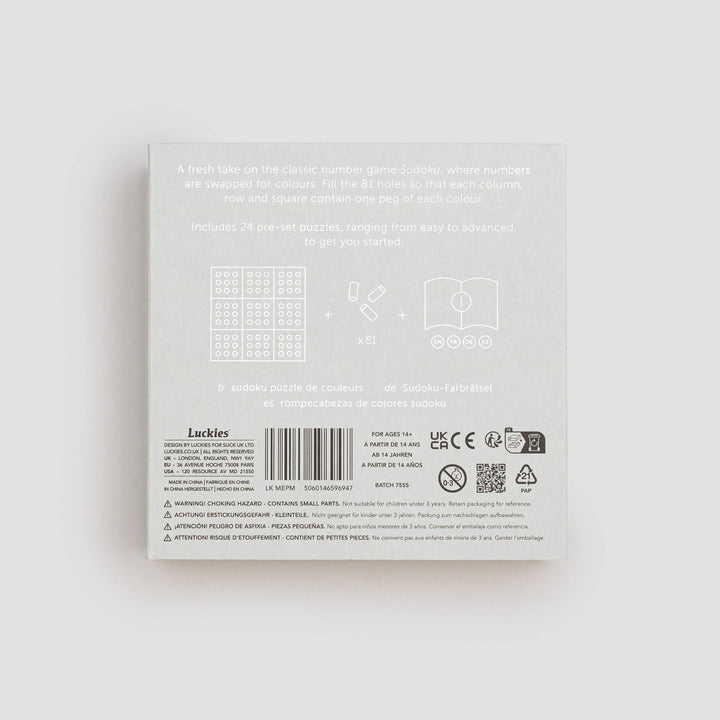 Mindful Wooden Sudoku Game