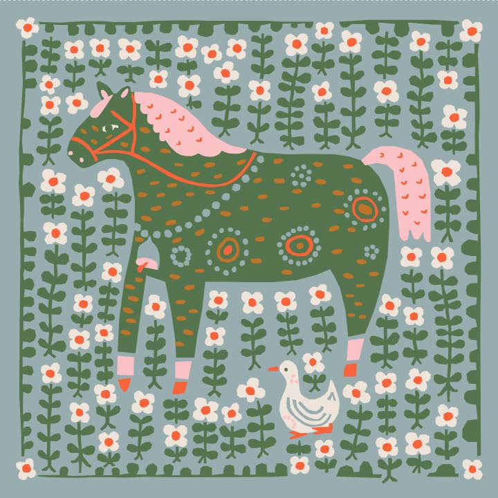 Folk Horse Panel