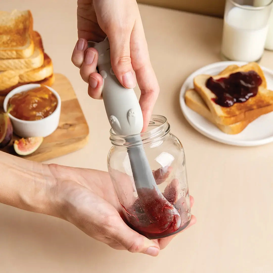 Mary Cat Jar Spatula for Scooping and Scrap - Kitchen Gifts