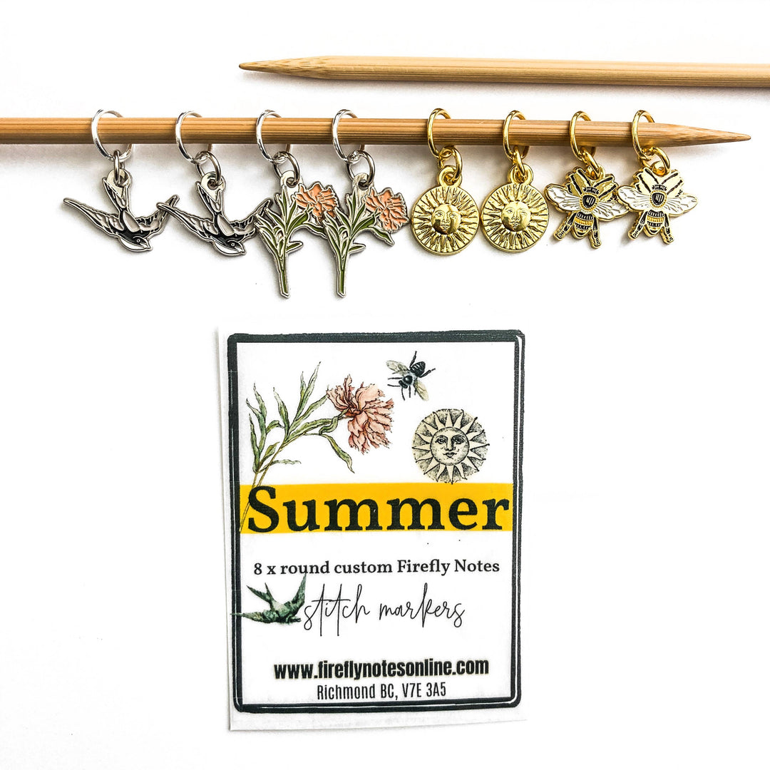 Summer Stitch Markers