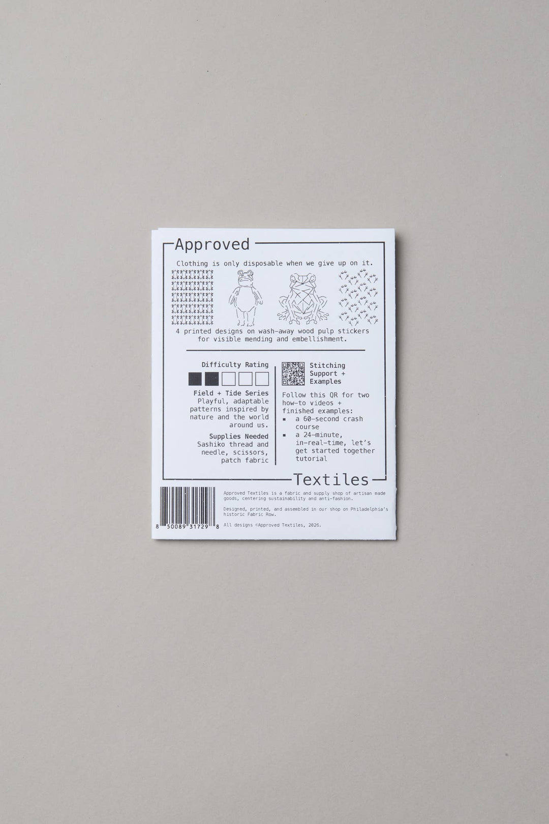 The Frog: Visible Mending Transfers