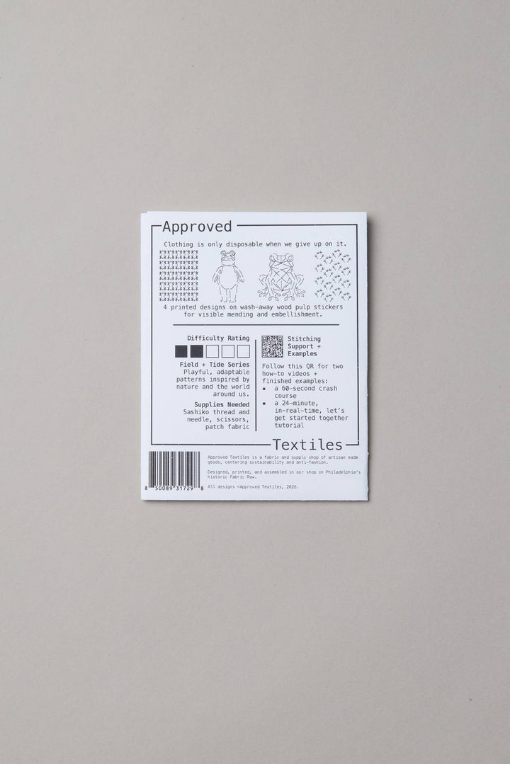 The Frog: Visible Mending Transfers