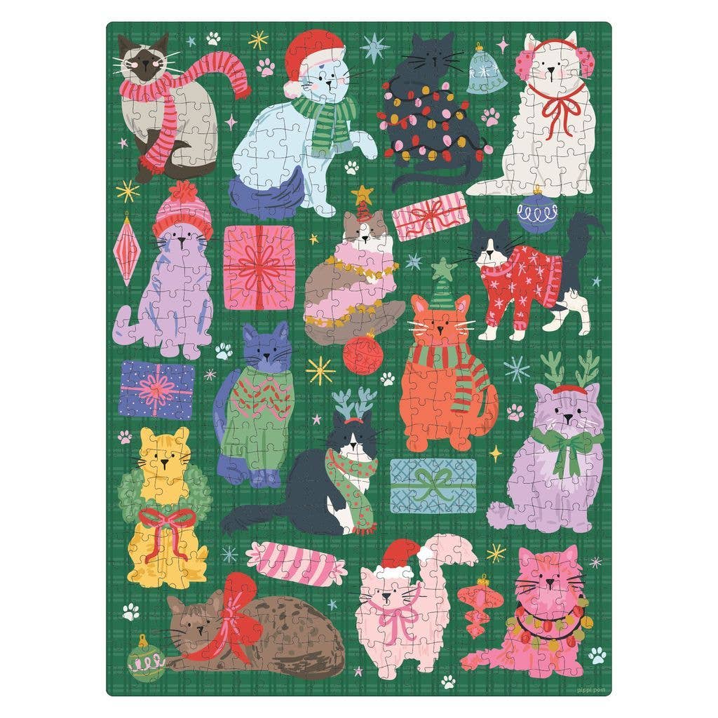 Christmas Cats - 500 Piece Jigsaw Puzzle