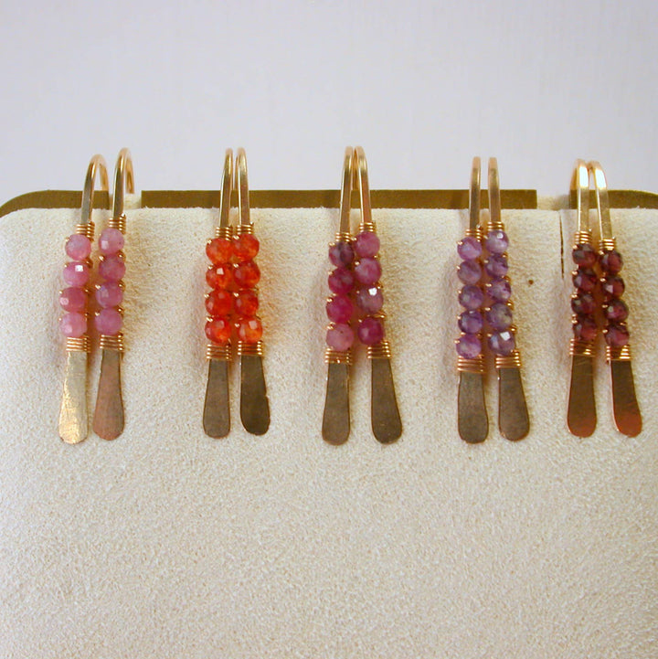Warm Gemstone Petite Threaders