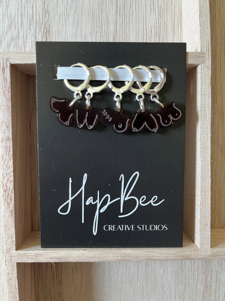 A BEVY OF BOOBS Stitch Marker Set