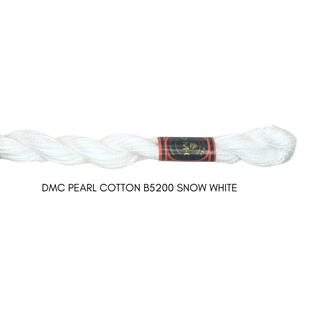 DMC Perle Cotton Size 3 B5200 Snow White