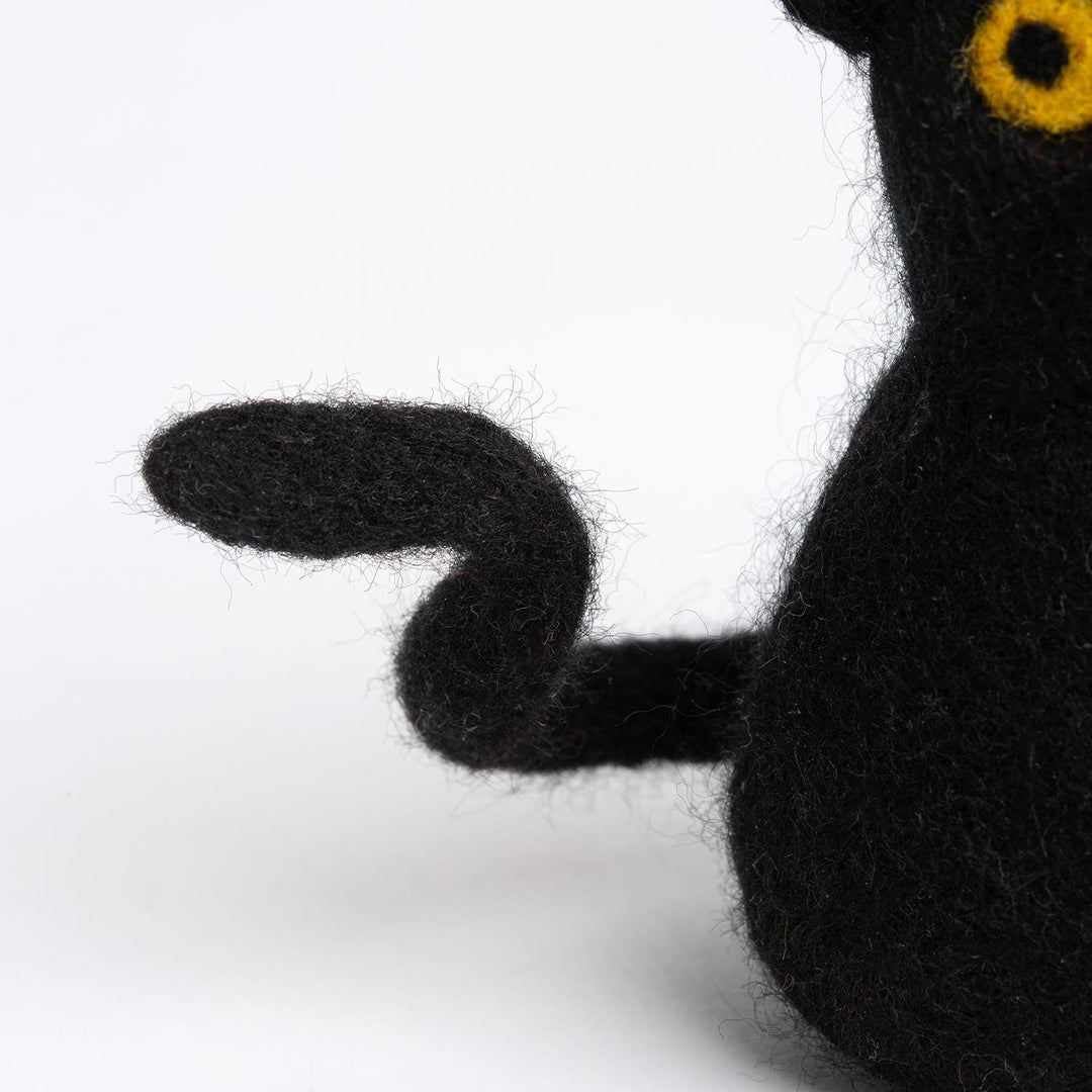 Halloween Cat Easy Needle Felting Kit