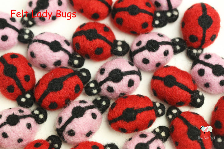 Felt Lady Bugs