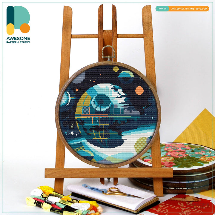 CS1249 Space, Counted Cross Stitch Kit