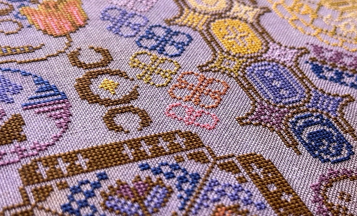 Moon Sampler Cross Stitch Pattern