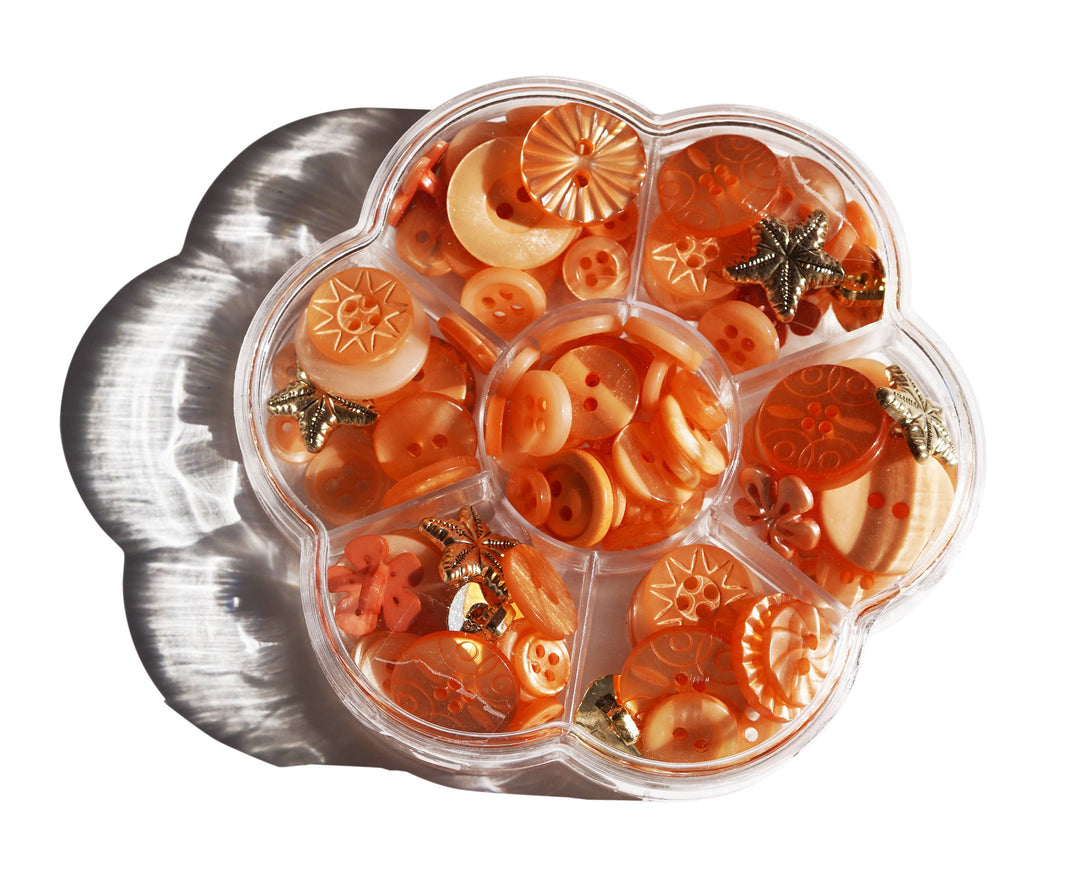 Button Assortment Peach Buttons