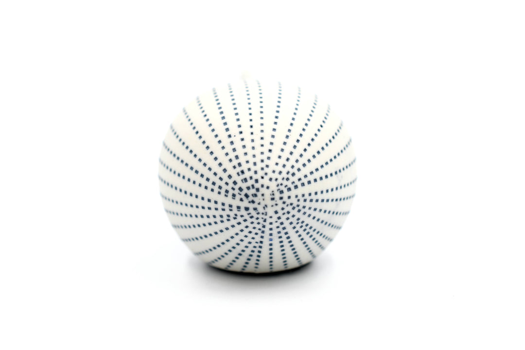Handcrafted Mini Fish Blue Dotted Stripe