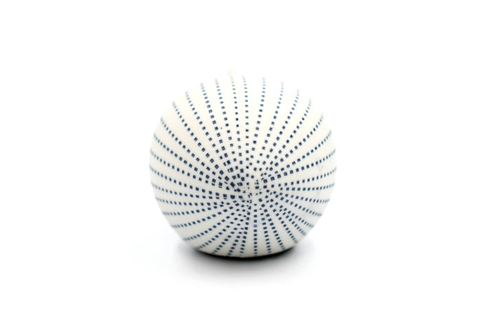 Handcrafted Mini Fish Blue Dotted Stripe