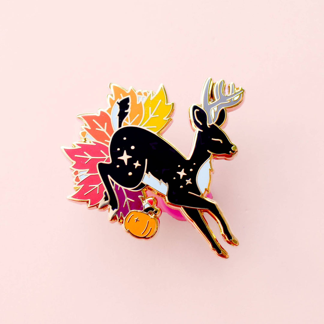 Autumn Deer Enamel Pin