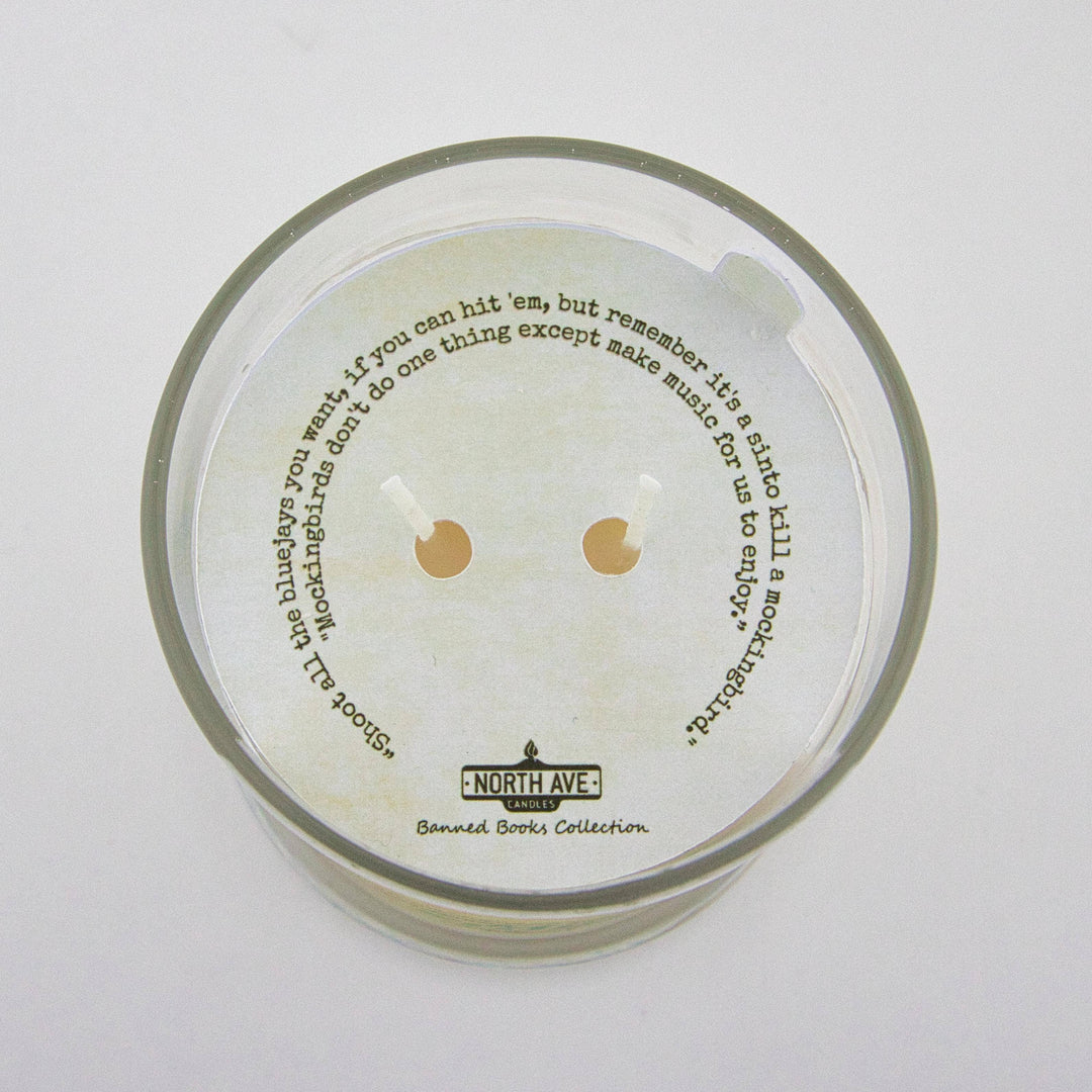 Banned Book Candle / To Kill a Mockingbird / bookstore gift