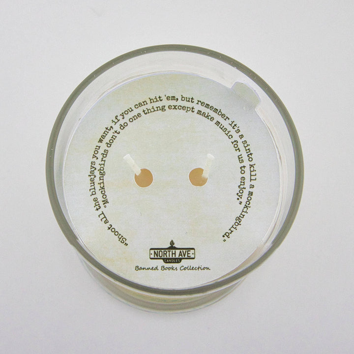 Banned Book Candle / To Kill a Mockingbird / bookstore gift