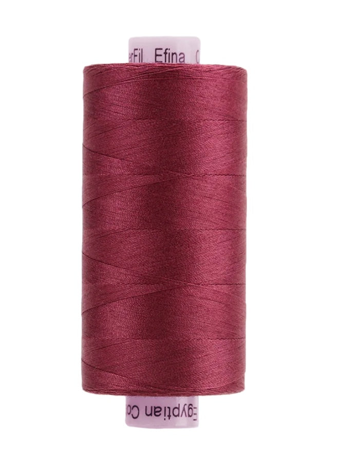 Efina 60 wt. Cotton Thread - 44 Bordeaux