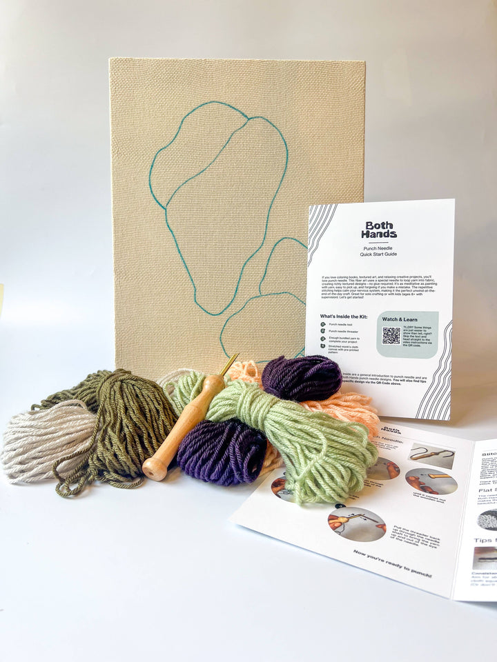 "Pebbles I" - Punch Needle Kit