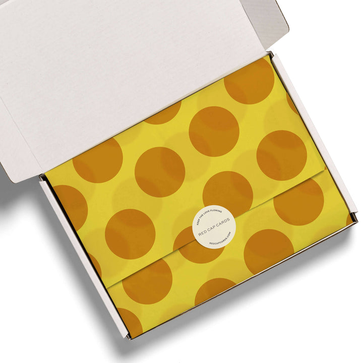 Gold and Yellow Dots tissue paper