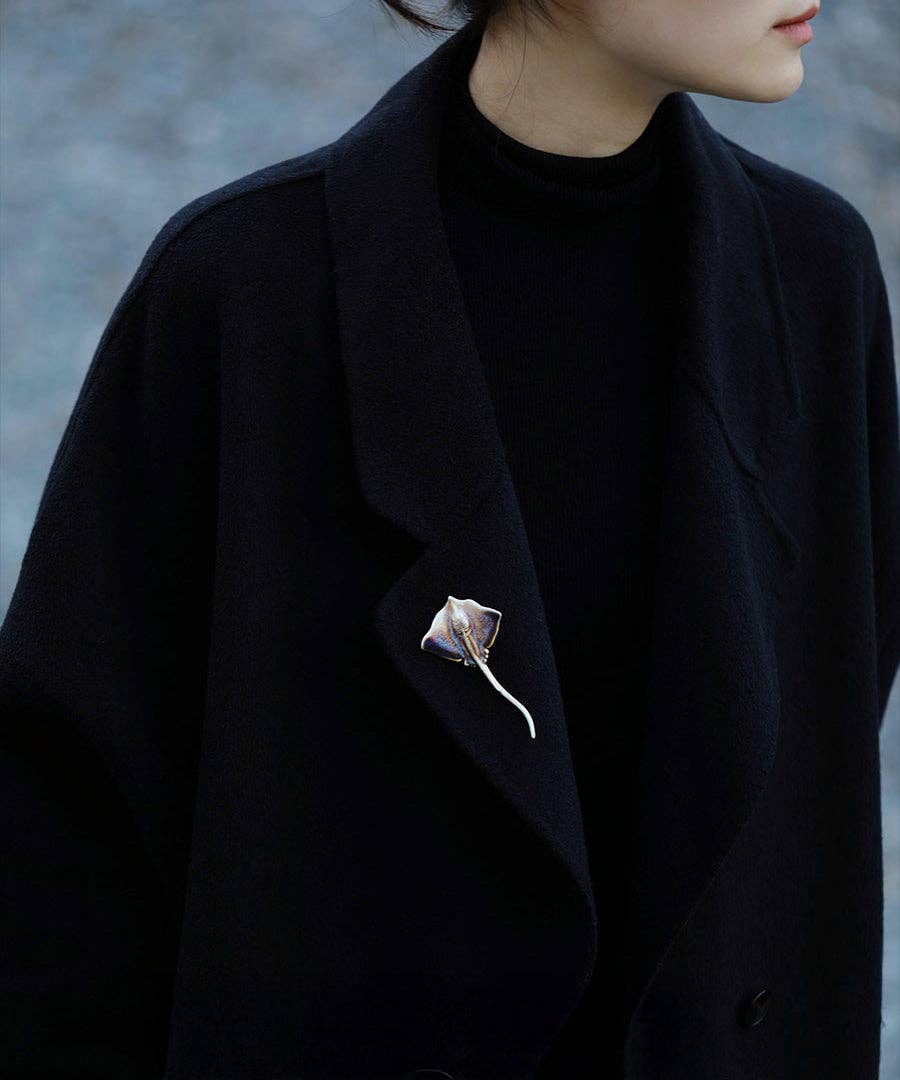 YIHE Ceramic Brooches "Batoids"